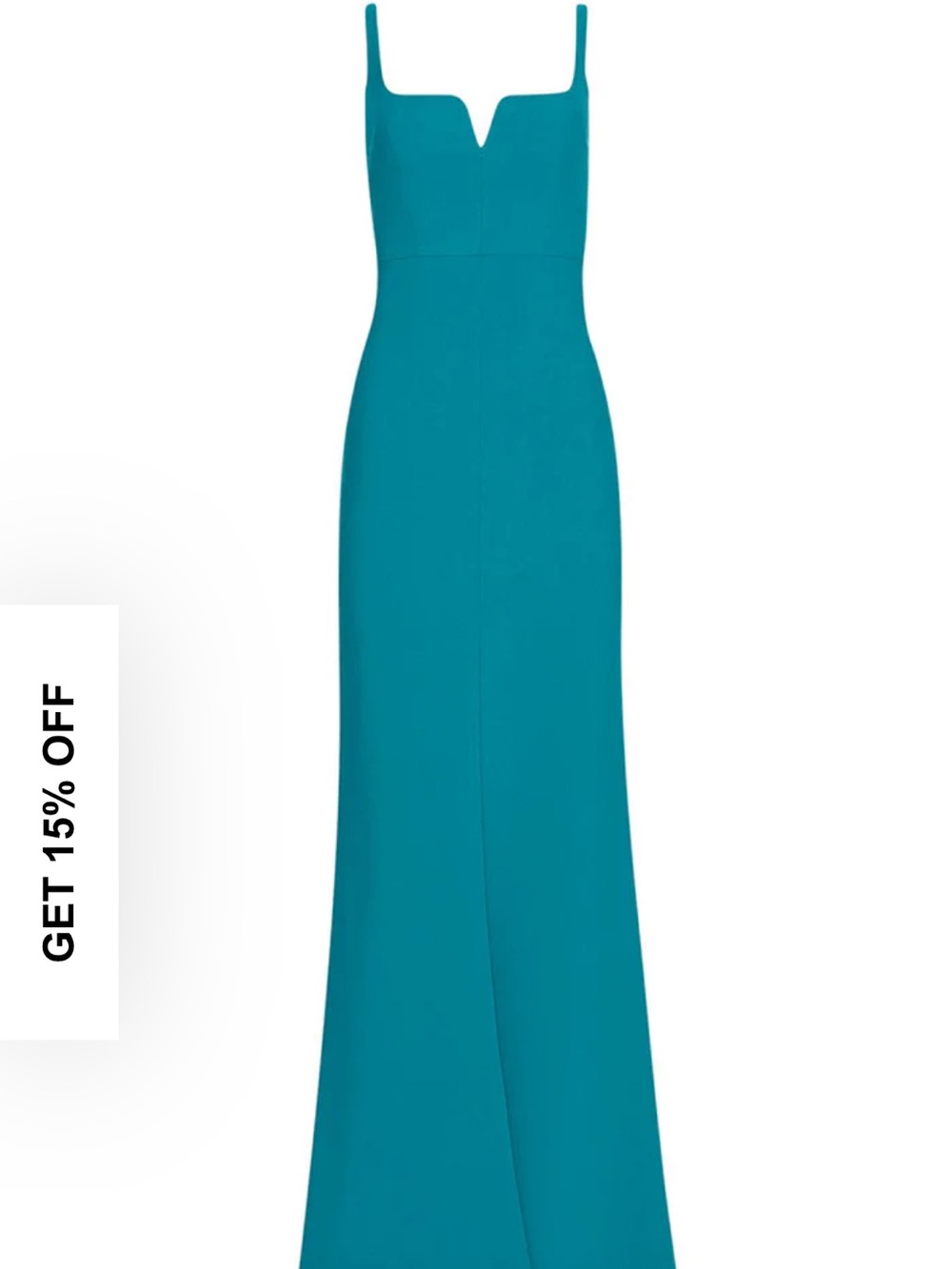 Likely Teal Aqua Floor-Length Dress Size 6